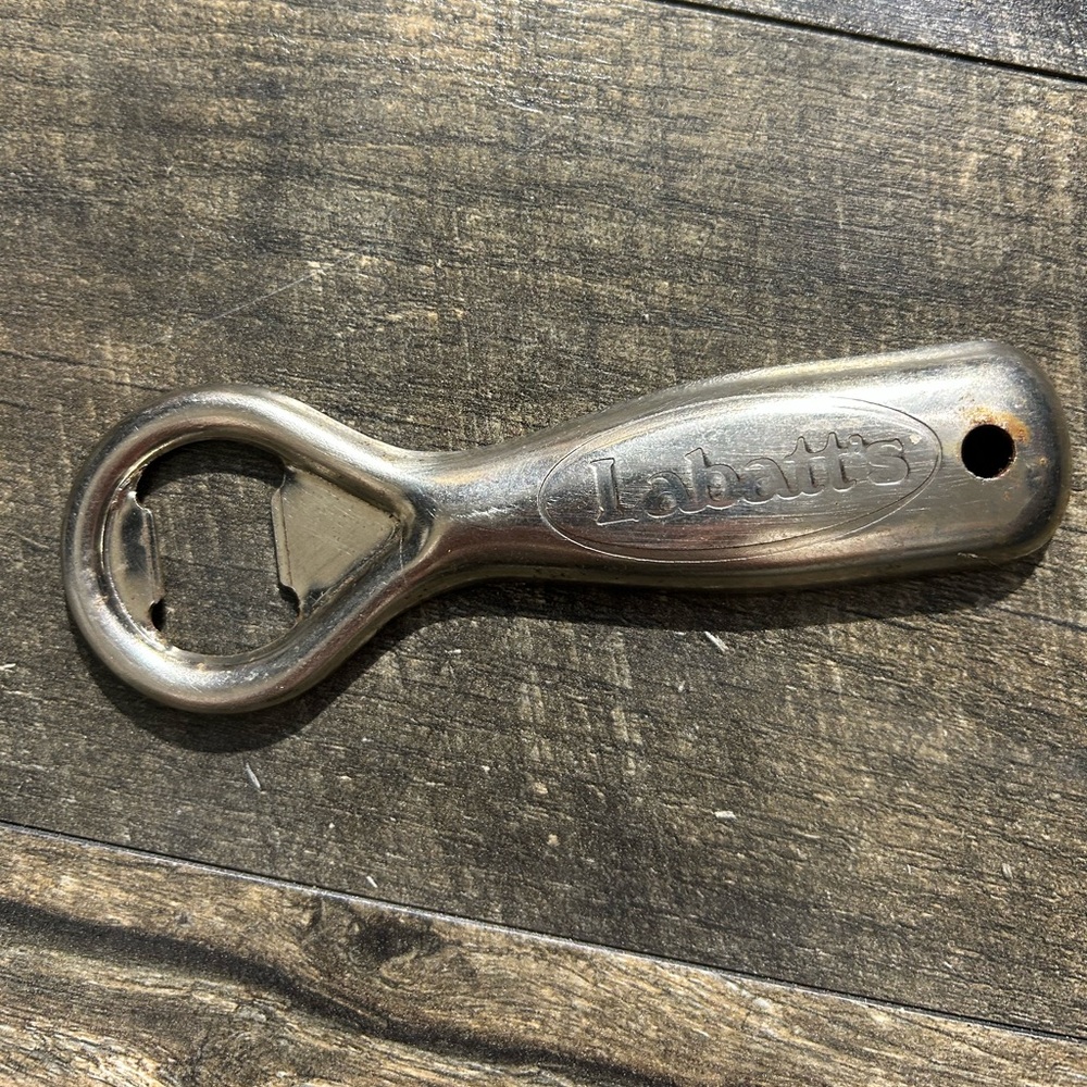 Vintage Labatt metal old school beer Bottle Opener